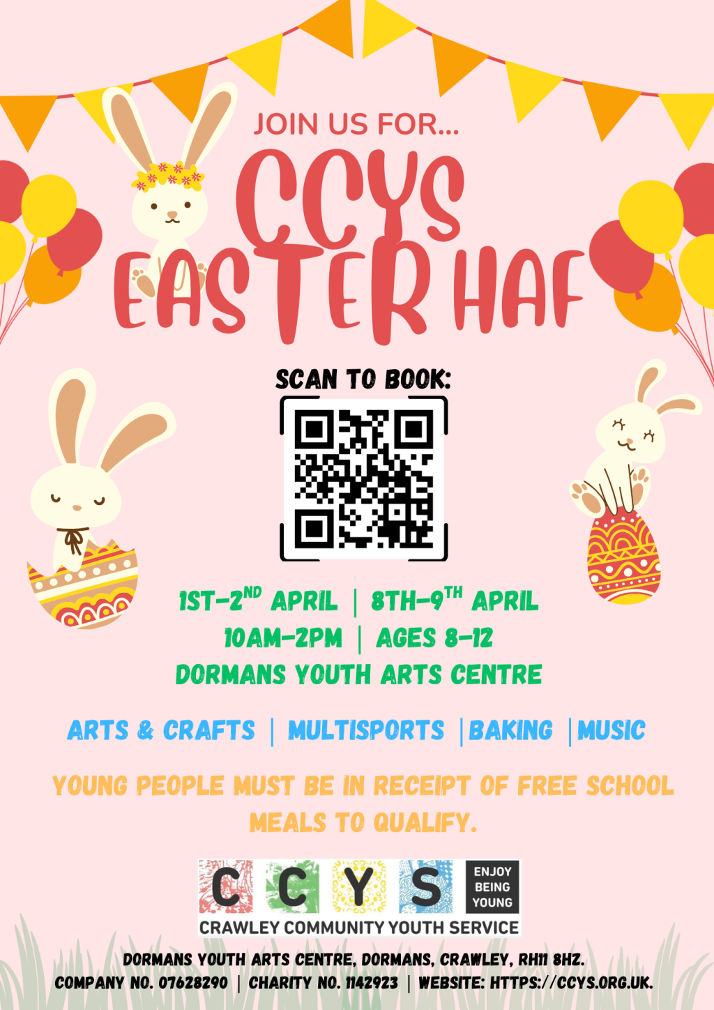 Easter HAF Programme – Crawley Community Youth Service